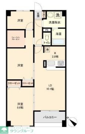 S-FORT青葉しらとり台の物件間取画像